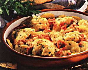 Kartoffelgratin mit Blumenkohl